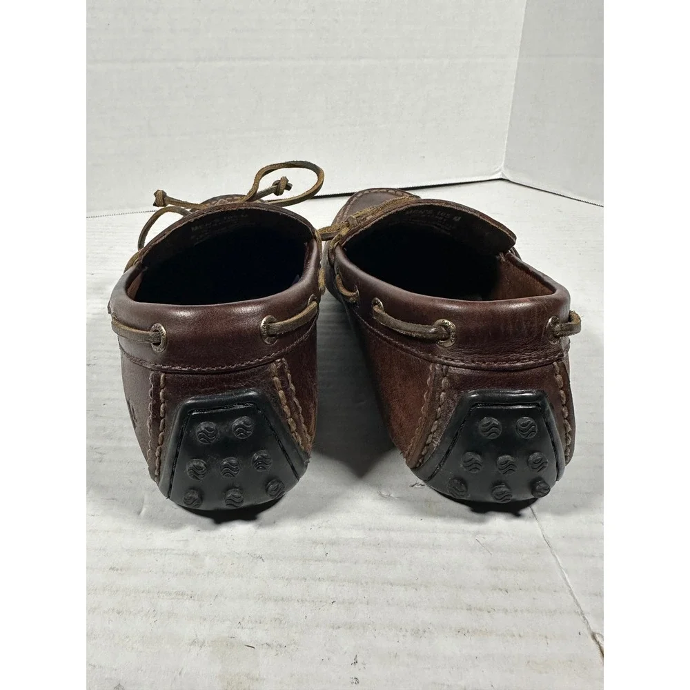 Sperry Top-Sider Mens Dark Brown Leather Driving Loafers STS17881 Size‎ 10.5 M